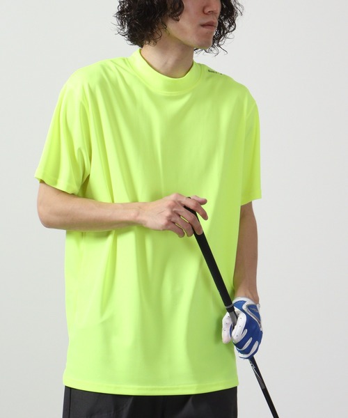 FUNALIVE（ファンアライブ）の「吸汗速乾ゴルフウェア 半袖ハイネックTシャツ（Tシャツ/カットソー・メンズ・ネイビー/ブラック系/イエロー系/ネイビー系/ブラック/イエロー・XL/M/L）」の20枚目の写真