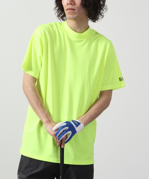 FUNALIVE（ファンアライブ）の「吸汗速乾ゴルフウェア 半袖ハイネックTシャツ（Tシャツ/カットソー・メンズ・ネイビー/ブラック系/イエロー系/ネイビー系/ブラック/イエロー・XL/M/L）」の19枚目の写真