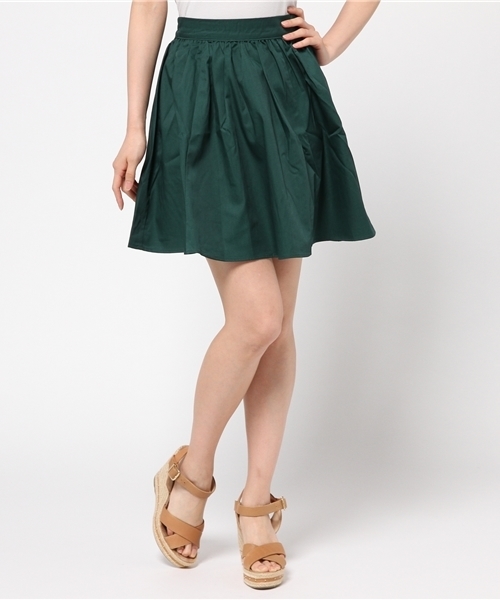 earth music&ecology（アースミュージックアンドエコロジー）の「ミニスカート（スカート・レディース・ブラック/グリーン/カーキ/ブルー・FREE）」の3枚目の写真