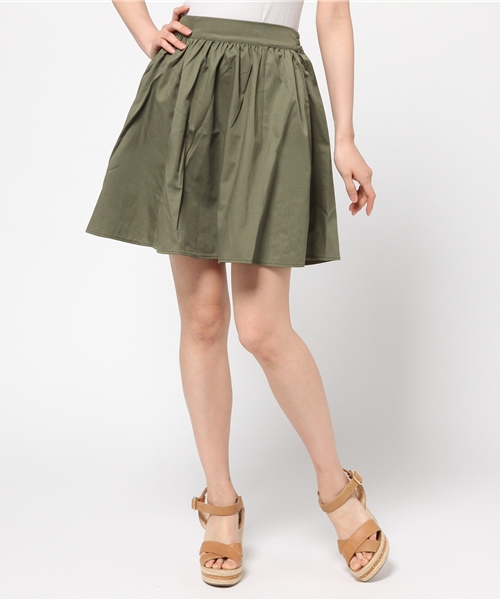 earth music&ecology（アースミュージックアンドエコロジー）の「ミニスカート（スカート・レディース・ブラック/グリーン/カーキ/ブルー・FREE）」の12枚目の写真