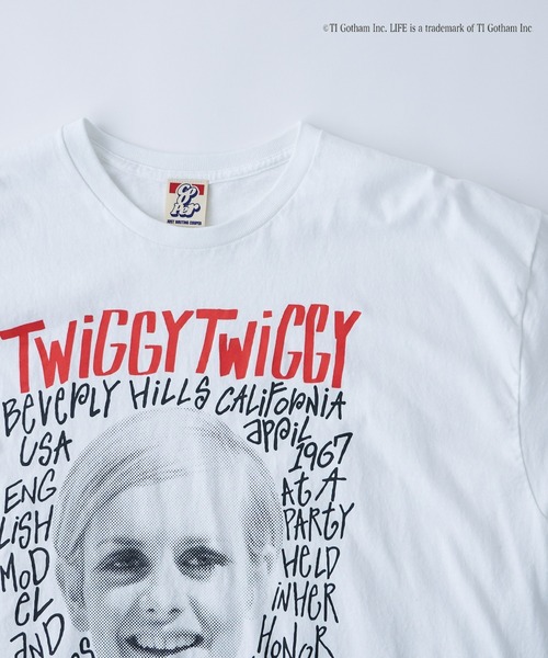 LIFE（ライフ）の「COOPER FACT LIFE TWIGGY TEE（Tシャツ/カットソー・レディース・ブラック/ホワイト・FREE）」の12枚目の写真