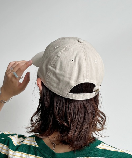 MILLER(ミラー)の「【Robert P.Miller ×newhattan】 1ポイントワッペンキャップ(キャップ・メンズ・カーキ/アイボリー/ブラック/ブラック系その他/ベージュ・FREE)」の8枚目の写真