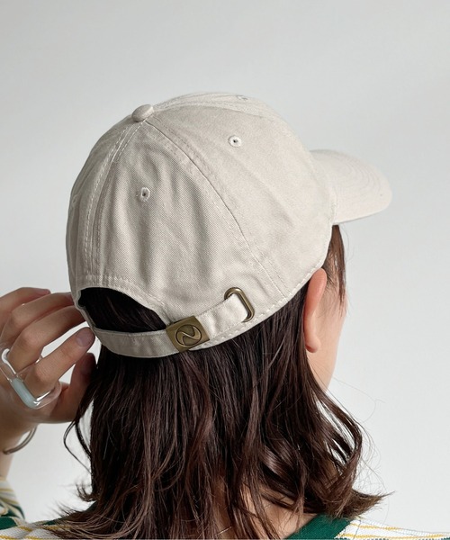 MILLER(ミラー)の「【Robert P.Miller ×newhattan】 1ポイントワッペンキャップ(キャップ・メンズ・カーキ/アイボリー/ブラック/ブラック系その他/ベージュ・FREE)」の6枚目の写真