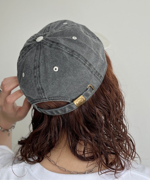 MILLER(ミラー)の「【Robert P.Miller ×newhattan】 1ポイントワッペンキャップ(キャップ・メンズ・カーキ/アイボリー/ブラック/ブラック系その他/ベージュ・FREE)」の9枚目の写真