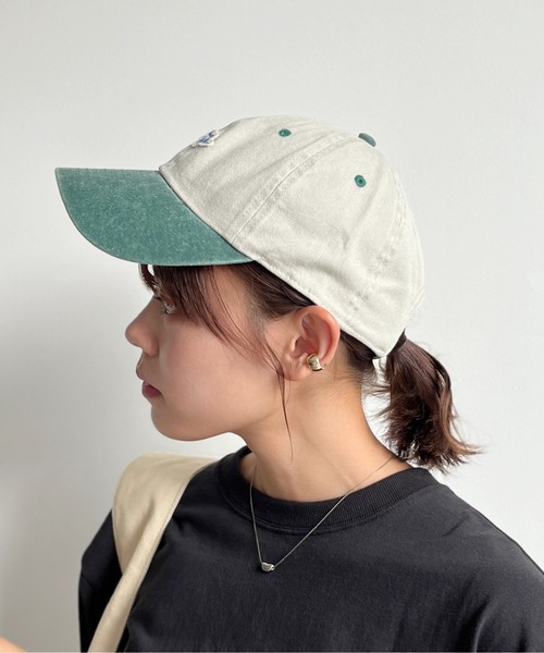 MILLER(ミラー)の「【Robert P.Miller ×newhattan】 1ポイントワッペンキャップ(キャップ・メンズ・カーキ/アイボリー/ブラック/ブラック系その他/ベージュ・FREE)」の7枚目の写真