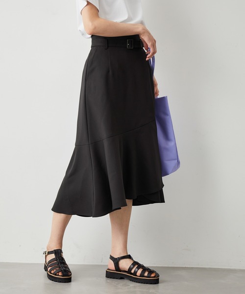 ROPE' PICNIC(ロペピクニック)の「Powder Twill Stretch スカート(スカート・レディース・ブラック/ダークブラウン/ブルー・40/38/36)」の8枚目の写真