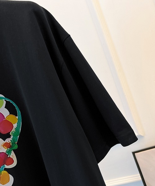 gossip！ロサンゼルス（ゴシップロサンゼルス）の「YUGA　ハートプリント　Tシャツ（Tシャツ/カットソー・レディース・ブラック/ホワイト・FREE）」の11枚目の写真