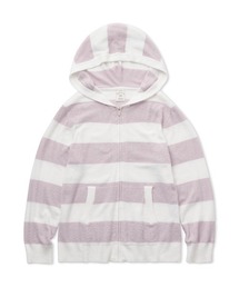 gelato pique（ジェラートピケ）の「スムーズィー2ボーダーパーカ  