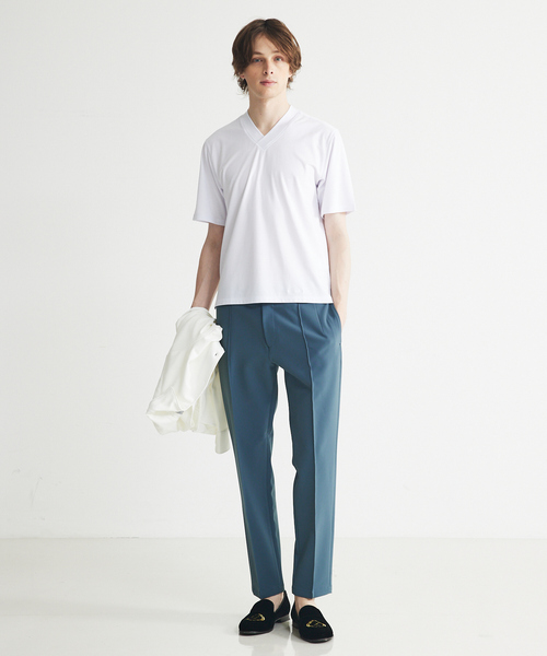 DESIGNWORKS(デザインワークス)の「【定番人気】ダブルクロス ピンタックパンツ(その他パンツ・メンズ・ベージュ/チャコールグレー/グレイッシュブルー・44/46/48/50)」の16枚目の写真
