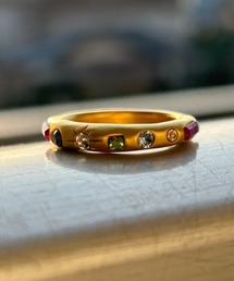whim | 【HOT】Tiny Stone Embed Ring(リング)