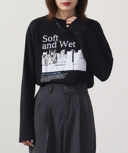 FUNALIVE（ファンアライブ）の「フォトプリント ロングスリーブTシャツ（Tシャツ/カットソー・メンズ・カーキ/インディゴブルー/ブルー/ブラック/ホワイト/ベージュ/ネイビー/ワイン/ライトブラック/ブラック系その他/ホワイト系2/ピンク・M/LL/L）」の13枚目の写真