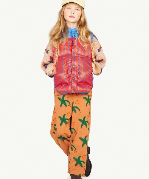 The animals observatory(ジ・アニマルズ・オブザーバトリー)の「The Animals Observatory / フロントデザインバイカラーキャップ(ハット・キッズ・ライトブラウン/レッド/グレー/ライトイエロー・L/M)」の16枚目の写真