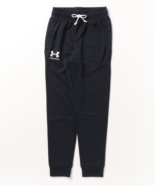 UNDER ARMOUR(アンダーアーマー)の「アンダーアーマー UAライバルテリー ジョガーパンツ(スウェットパンツ・メンズ・ブラック/グレー・LL/3L/M/L/S)」の2枚目の写真