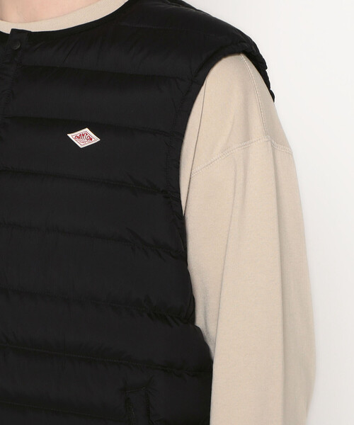 DANTON(ダントン)の「MEN'S INNER DOWN CREWNECK VEST(ダウンベスト・メンズ・ブラウン/ブラック/オリーブ/ライトグレー/オフホワイト/ベージュ系その他/ネイビー・S/L/XS/XL/M/XXL)」の15枚目の写真