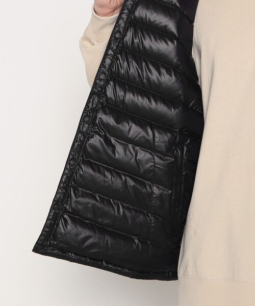 DANTON(ダントン)の「MEN'S INNER DOWN CREWNECK VEST(ダウンベスト・メンズ・ブラウン/ブラック/オリーブ/ライトグレー/オフホワイト/ベージュ系その他/ネイビー・S/L/XS/XL/M/XXL)」の18枚目の写真