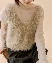 mline | [mline]シャギー2WAYベスト(ベスト)