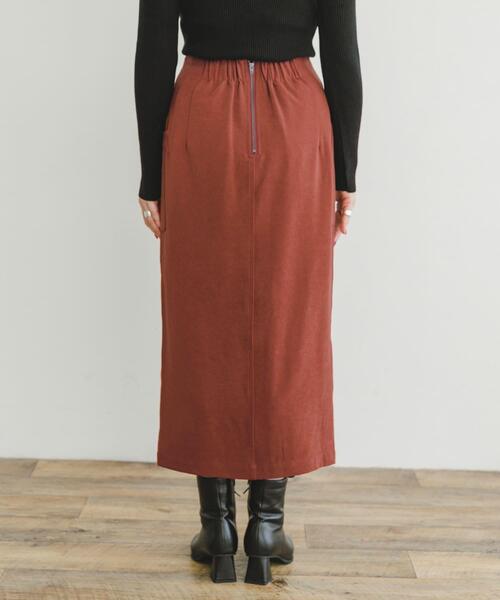 ITEMS URBANRESEARCH（アイテムズ アーバンリサーチ）の「パイルポンチポケットタイトスカート（スカート・レディース・レッド系その他/ベージュ/チャコールグレー・FREE）」の17枚目の写真