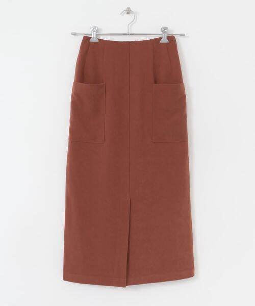 ITEMS URBANRESEARCH（アイテムズ アーバンリサーチ）の「パイルポンチポケットタイトスカート（スカート・レディース・レッド系その他/ベージュ/チャコールグレー・FREE）」の18枚目の写真