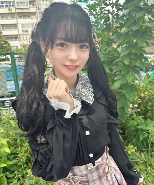 ROJITA（ロジータ）の「配色リボンスリーブブラウス（シャツ/ブラウス・レディース・ブラック/ホワイト/ピンク・FREE）」の13枚目の写真