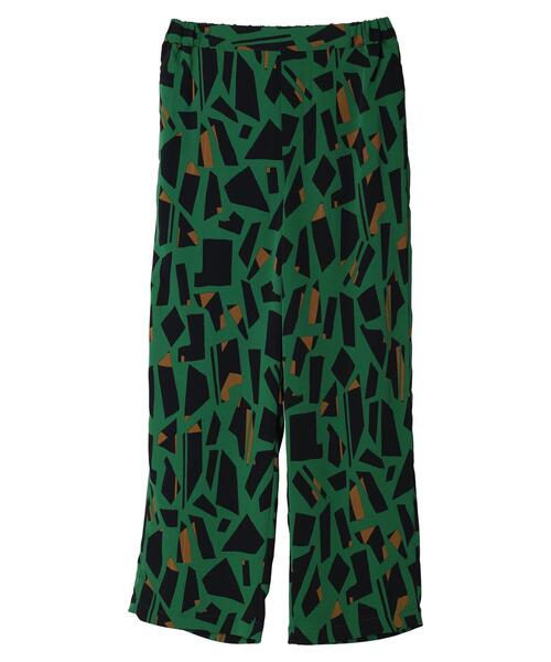 AMERICAN HOLIC(アメリカンホリック)の「幾何柄リラックスパンツ(その他パンツ・レディース・ブラック/グリーン・M/S/L)」の17枚目の写真
