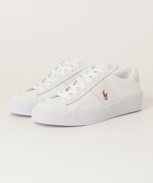 POLO RALPH LAUREN(ポロ ラルフ ローレン)の「ポロ ラルフ ローレン/SAYER SPORT セイヤースポーツ/スニーカー(スニーカー・レディース・ホワイト×レッド/ホワイト/ブラック・50/60/70/40)」の2枚目の写真