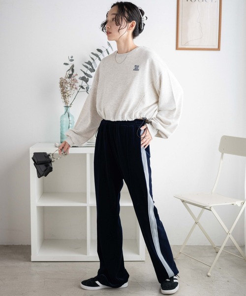 WEGO（ウィゴー）の「WEGO/ドロストデザインプルオーバースウェット  