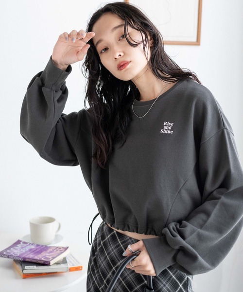 WEGO（ウィゴー）の「WEGO/ドロストデザインプルオーバースウェット  