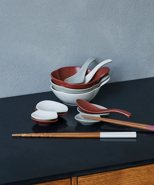 LAKOLE（ラコレ）の「美濃焼きレンゲ&箸置き / 970582（カトラリー・レディース・グレー/ホワイト/ブラウン・FREE）」の12枚目の写真