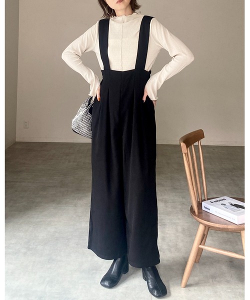She's Closet(シーズクローゼット)の「指穴付きフィンガーホール長袖ハイネックトップス(Tシャツ/カットソー・レディース・ブルー/アイボリー/グレイッシュベージュ/ブラック・FREE)」の15枚目の写真