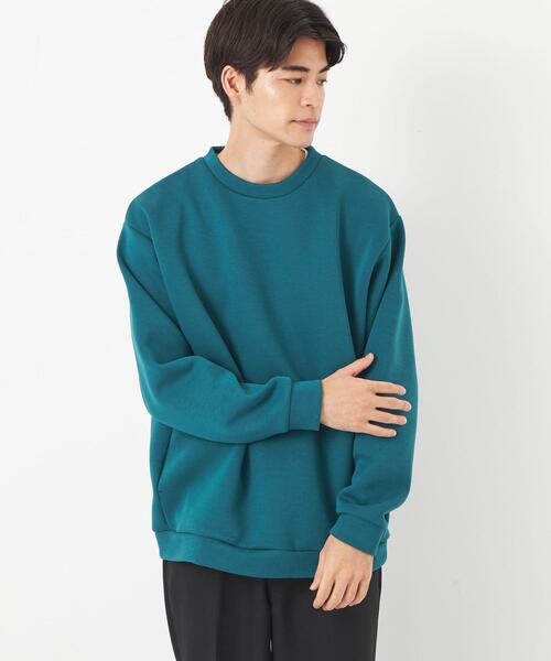 green label relaxing（グリーンレーベルリラクシング）の「ソフトダンボール クルーネック トップス（Tシャツ/カットソー・メンズ・ターコイズブルー/ライトグレー/ダークグレー/マスタード・S/L/M/XL）」の4枚目の写真