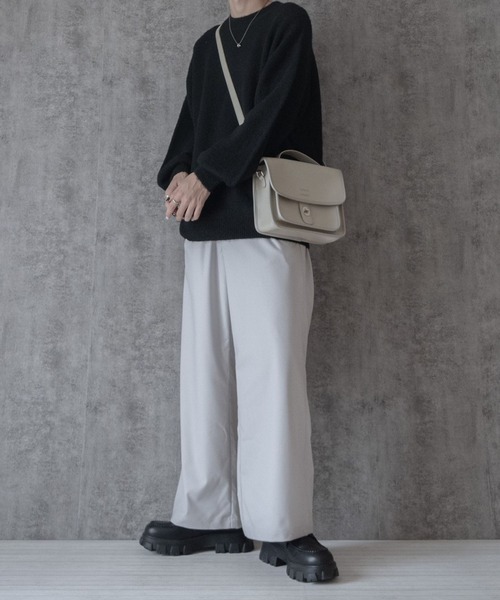 RAGEBLUE（レイジブルー）の「【まさコラボアイテム】TRワイドストレートスラックス（スラックス・メンズ・グレー/ホワイト/ブラック・LARGE/MEDIUM/SMALL）」の17枚目の写真