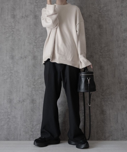 RAGEBLUE（レイジブルー）の「【まさコラボアイテム】TRワイドストレートスラックス（スラックス・メンズ・グレー/ホワイト/ブラック・LARGE/MEDIUM/SMALL）」の21枚目の写真