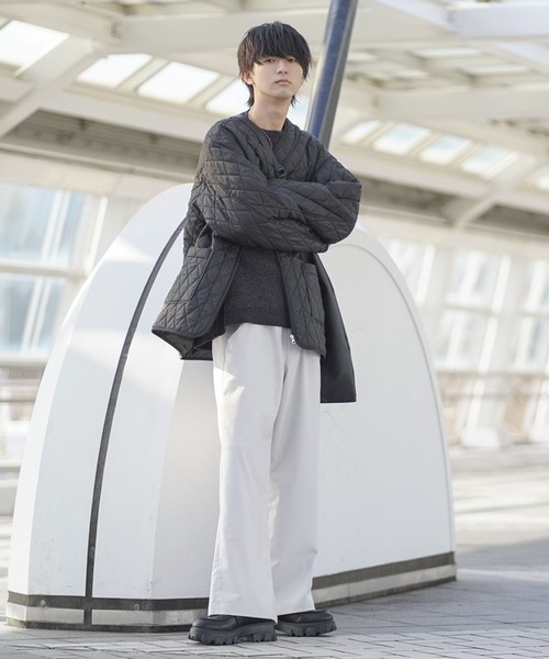 RAGEBLUE（レイジブルー）の「【まさコラボアイテム】TRワイドストレートスラックス（スラックス・メンズ・グレー/ホワイト/ブラック・LARGE/MEDIUM/SMALL）」の5枚目の写真