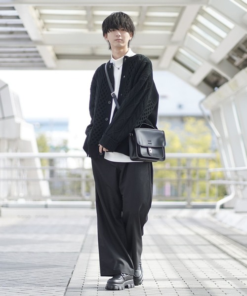 RAGEBLUE（レイジブルー）の「【まさコラボアイテム】TRワイドストレートスラックス（スラックス・メンズ・グレー/ホワイト/ブラック・LARGE/MEDIUM/SMALL）」の8枚目の写真