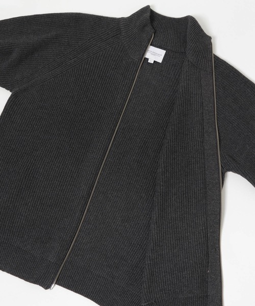 URBAN RESEARCH（アーバンリサーチ）の「ドライバーズニット（ニット/セーター・メンズ・ブラック/ホワイト/チャコールグレー・MEDIUM/LARGE）」の5枚目の写真