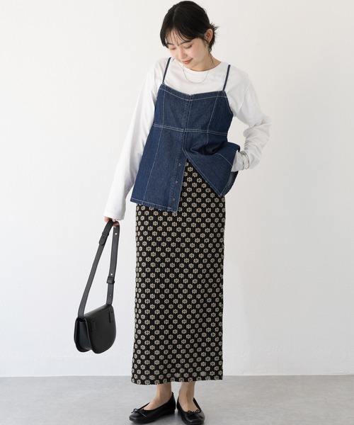 新品タグ付き＊デニムキャミ＊ラビアンジェ＊4L デニムキャミワンピース | ラビアンジェ-⼤きいサイズのレディース服