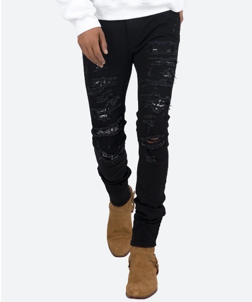 mnml（ミニマル）の「mnml/ミニマル/X165 PAISLEY STRETCH DENIM(M2021 