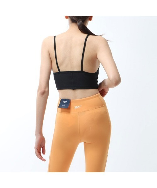 Reebok（リーボック）の「ヨガ リブ クロップ / YOGA RIB CROP（キャミソール・レディース・ブラック・LARGE/MEDIUM/SMALL/X-LARGE/X-SMALL）」の3枚目の写真
