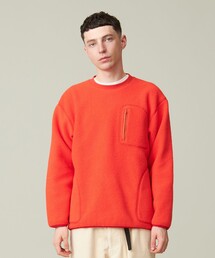 【UNISEX】フリース クルーネックプルオーバー