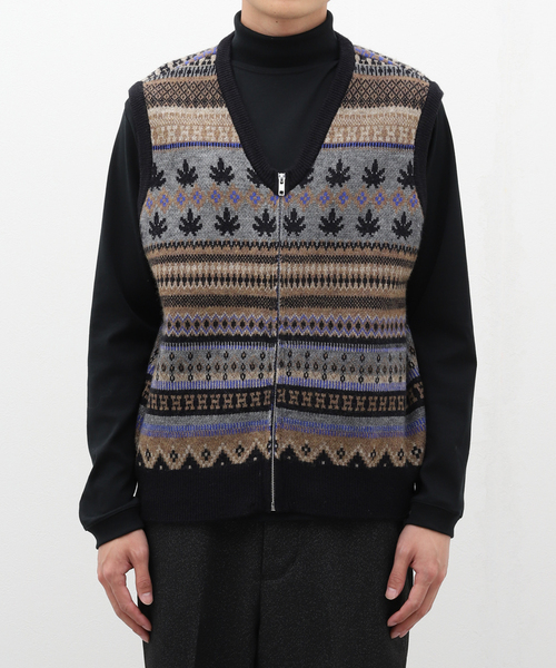 JOINT WORKS（ジョイントワークス）の「【HUF / ハフ】 GILBERT SWEATER VEST（ベスト・メンズ・マルチ・MEDIUM）」の13枚目の写真