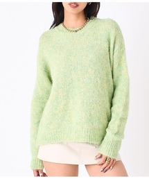 LATINA（ラティーナ）の「MIX起毛 ニット セーター Uネック 長袖（ニット/セーター）」