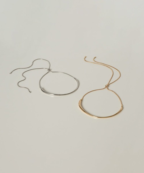 GOLDY（ゴールディ）の「【GOLDY】アーチ ライン バック ロング ネックレス / 3230908（ネックレス・レディース・シルバー/ゴールド/ゴールド系その他2/シルバー系その他・FREE）」の12枚目の写真