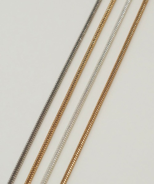 GOLDY（ゴールディ）の「【GOLDY】アーチ ライン バック ロング ネックレス / 3230908（ネックレス・レディース・シルバー/ゴールド/ゴールド系その他2/シルバー系その他・FREE）」の14枚目の写真