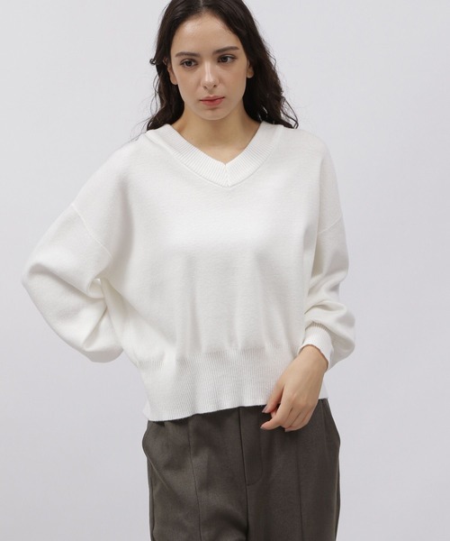 新品未使用　V12 V TWELVE ホワイト ジップアップセーター Gran Sasso GRAN SASSO グランサッソ ジップアップニット VINTAGE