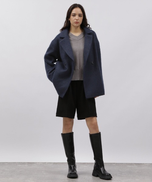 LAKOLE(ラコレ)の「12ゲージ/Vネックニットプルオーバー / 989153(ニット/セーター・レディース・ブラック/オフホワイト/グレー/マスタード・SMALL/MEDIUM)」の19枚目の写真