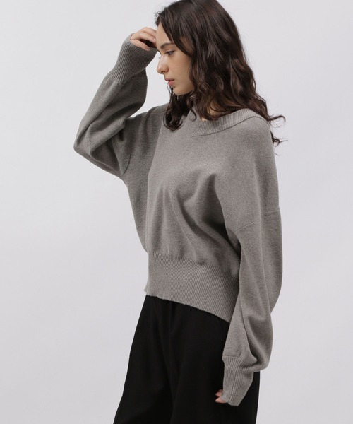 LAKOLE（ラコレ）の「12ゲージ/Vネックニットプルオーバー / 989153