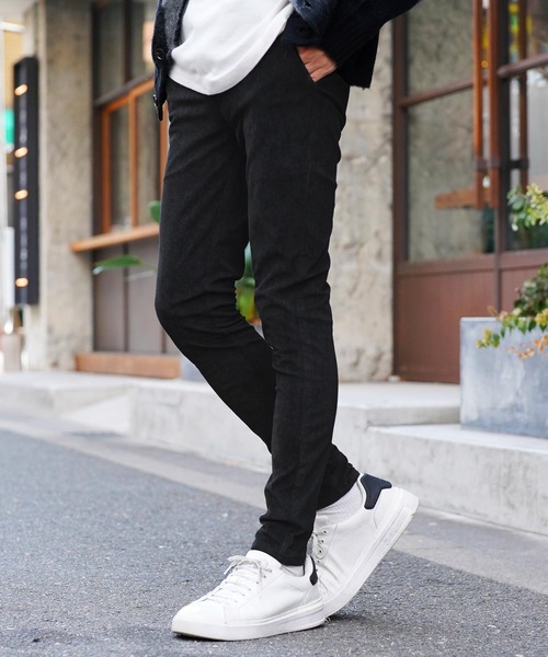 roshell（ロシェル）の「ストレッチコーディロイスキニーパンツ（その他パンツ・メンズ・チャコールグレー/ブラック・MEDIUM/LARGE）」の4枚目の写真