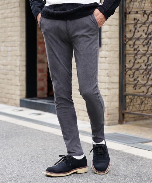 roshell（ロシェル）の「ストレッチコーディロイスキニーパンツ（その他パンツ・メンズ・チャコールグレー/ブラック・MEDIUM/LARGE）」の7枚目の写真
