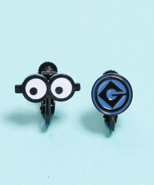 BUTTON&CUFFLINKS(ボタンアンドカフリンクス)の「BUTTON&CUFFLINKS ボタンアンドカフリンクス:ミニオンアイズ イヤリング(イヤリング・レディース・その他1/その他2/その他3・FREE)」の1枚目の写真