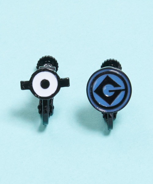 BUTTON&CUFFLINKS(ボタンアンドカフリンクス)の「BUTTON&CUFFLINKS ボタンアンドカフリンクス:ミニオンアイズ イヤリング(イヤリング・レディース・その他1/その他2/その他3・FREE)」の2枚目の写真
